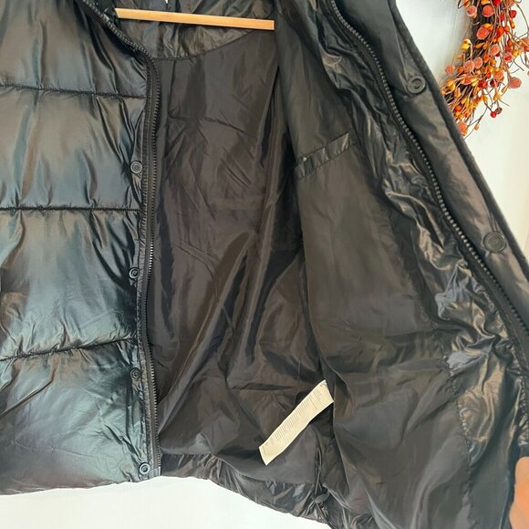 Fabletics Women's Essential Puffer Winter Jacket SMALL in Black - Picture 9 of 14